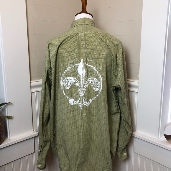 Urban Retread Other - ❤️ Green Plaid Embellished Cotton Shirt
